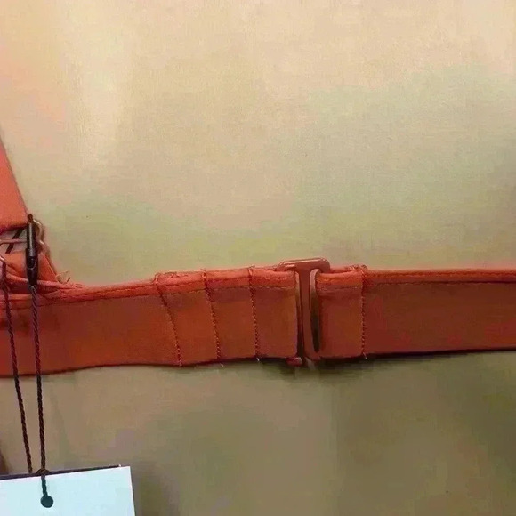 NWT Knix Scoop Bikini Top Color Lava Size Small - Picture 3 of 6